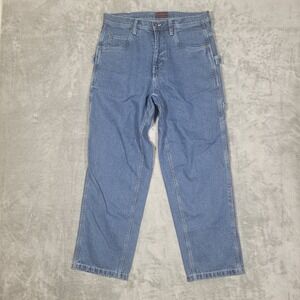 Five Brother Jeans Mens 33x30 Blue Denim Carpenter Work Utility Pants